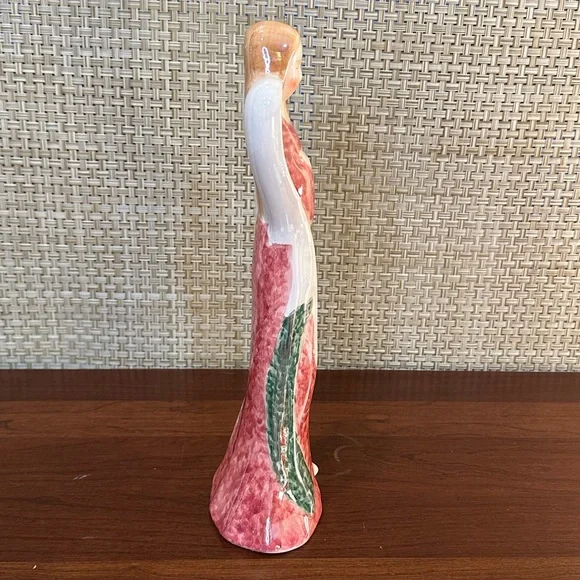 🎄🌟HP🌟NWOT Modern Iridescent Ceramic Pencil Angel Figurine - Picture 4 of 11